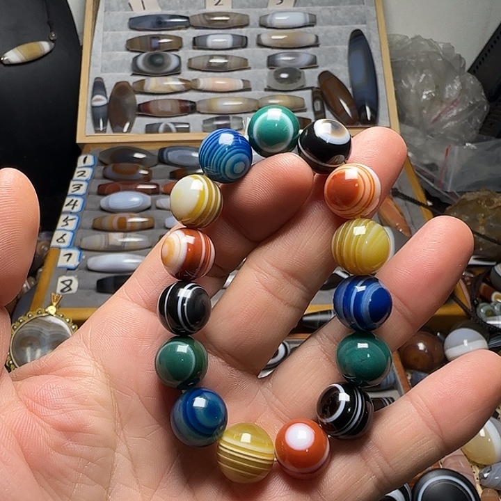 玛瑙/玉髓未镶嵌手串