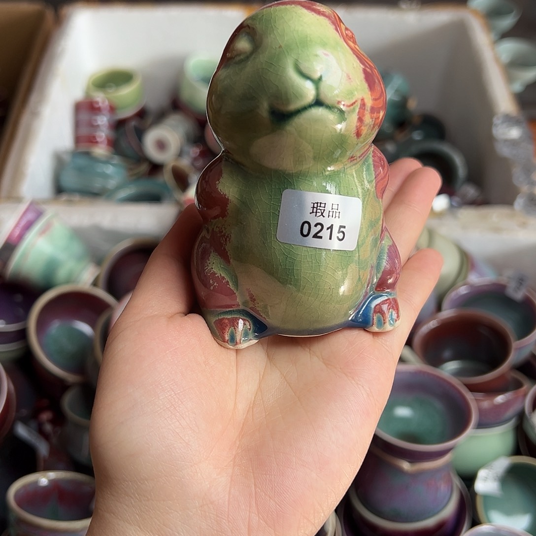 摆件陶窑口自销原矿钧瓷