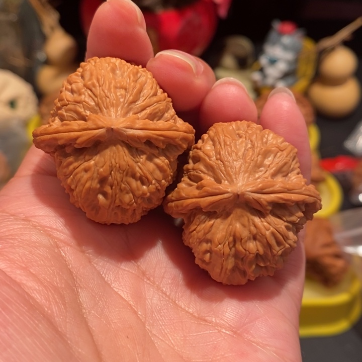 文玩核桃36尺白狮子