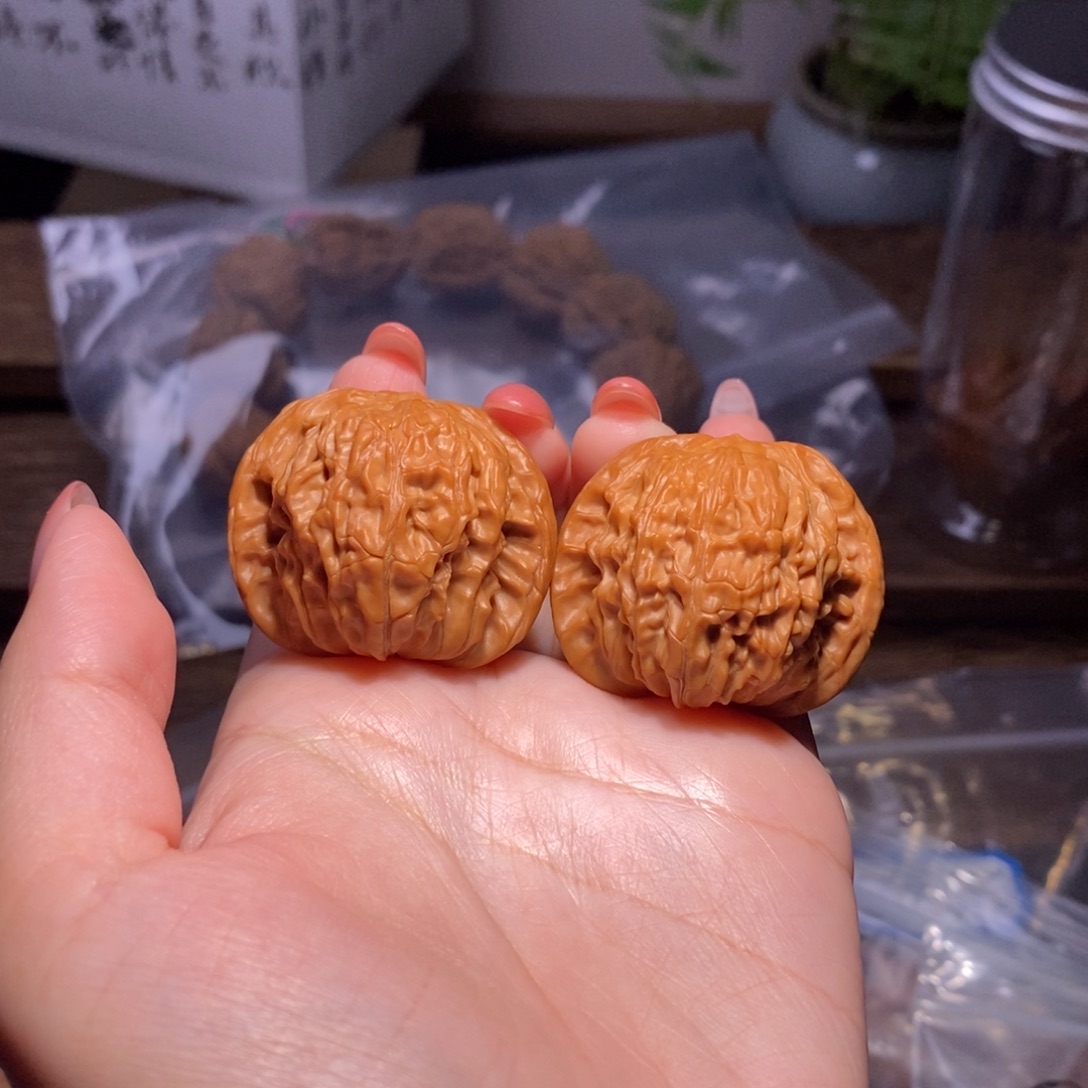 【***物文玩核桃吊坠全品36.5正磨1951