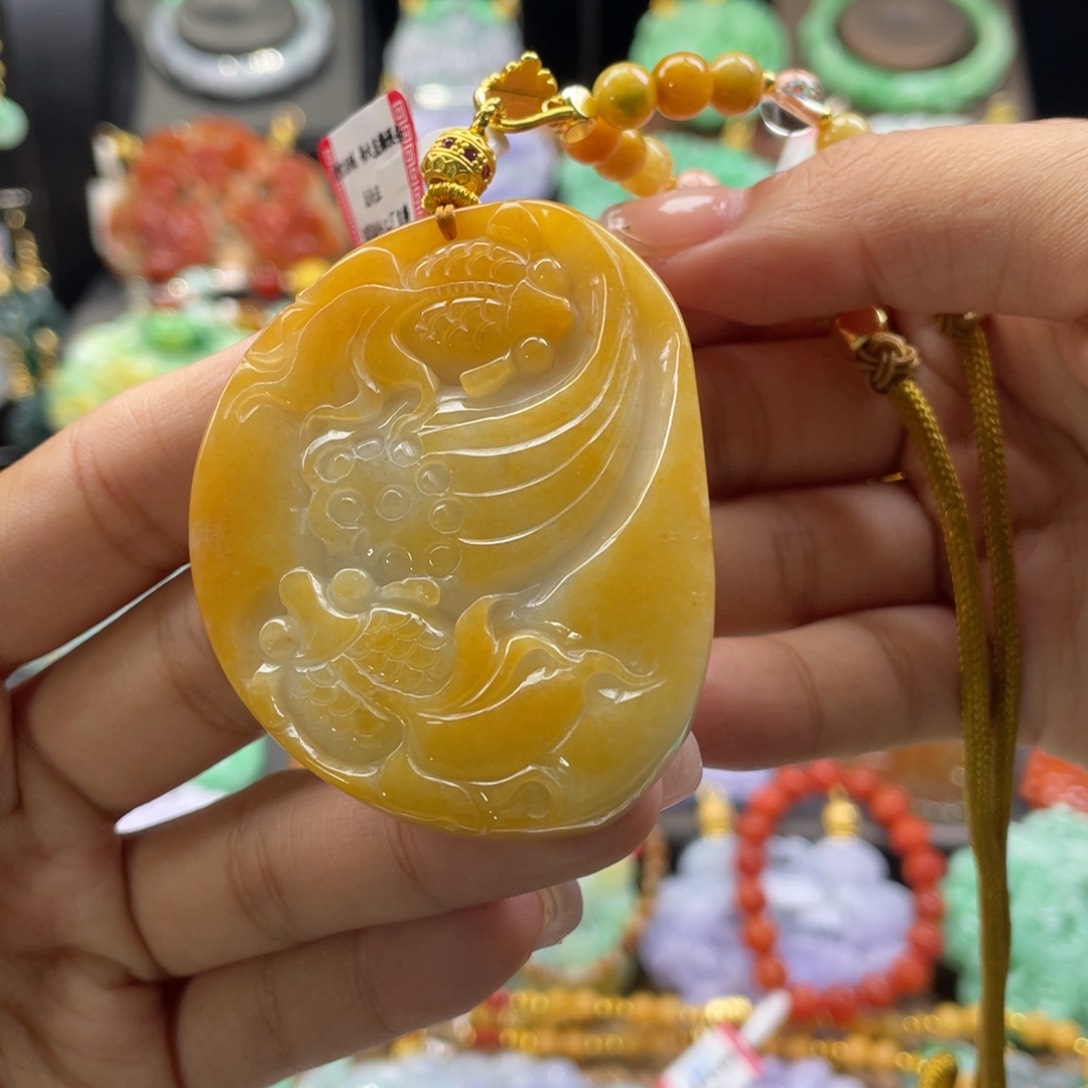 翡翠未镶嵌颈饰代编织