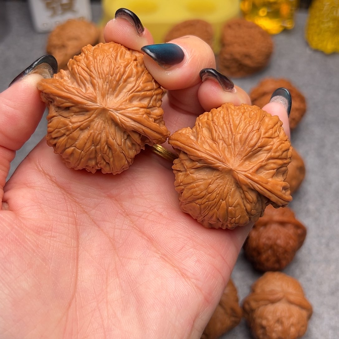 把件文玩核桃毕业精品精配山地磨44全品正磨