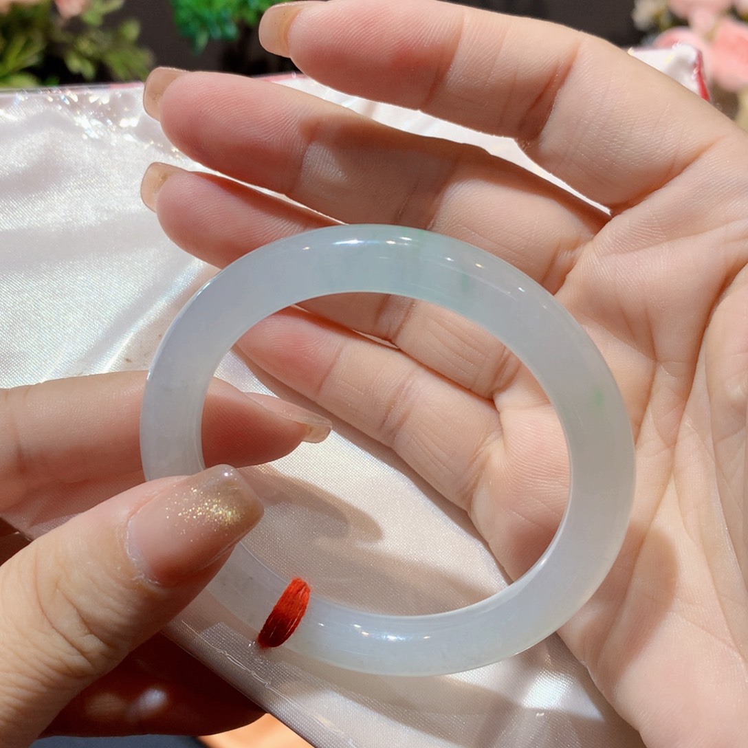 翡翠未镶嵌手镯翡翠手镯52圈