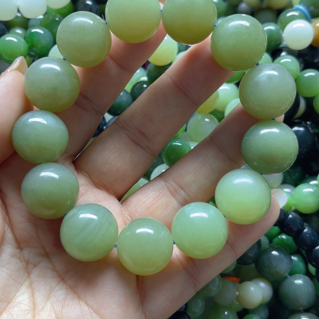 和田玉手链未镶嵌