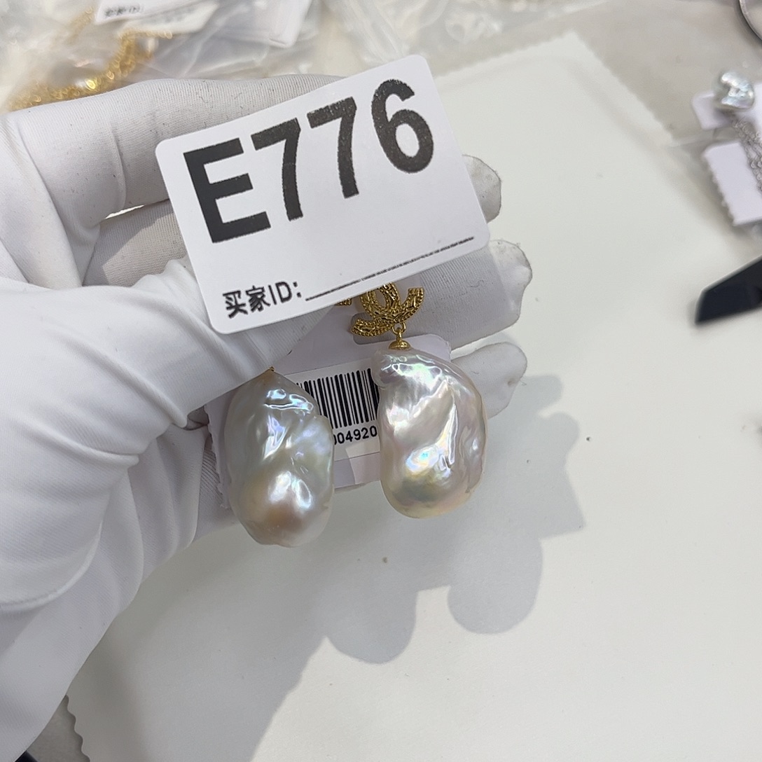 耳饰合金淡水珍珠