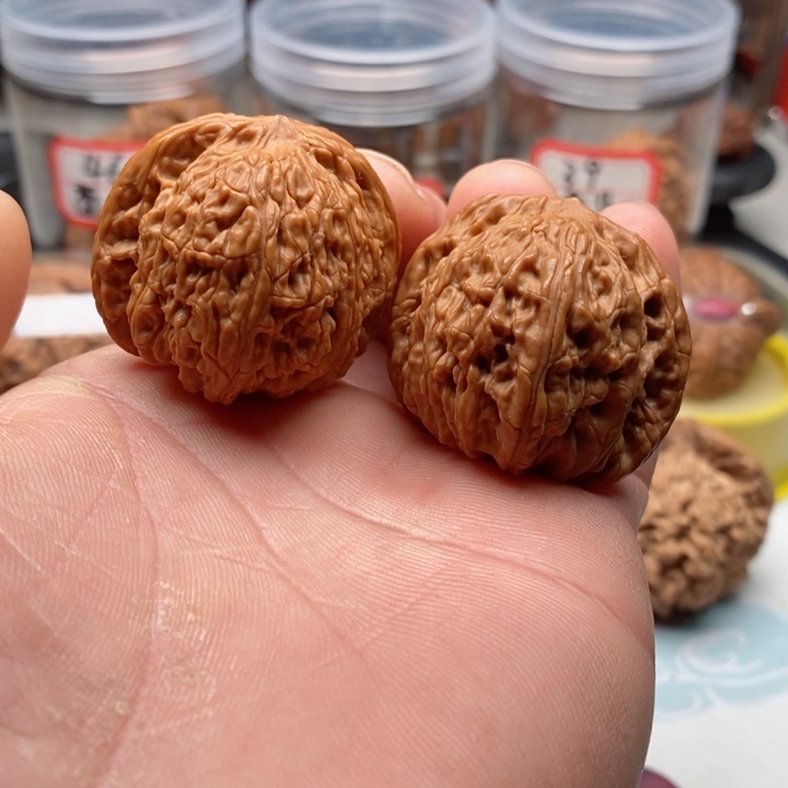 文玩核桃吊坠38全品磨盘