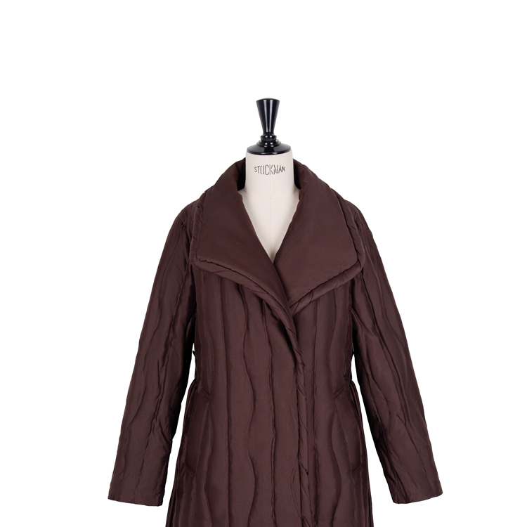 【冬季保暖】柳桥95白鹅绒中长款羽绒服外套CD2168271