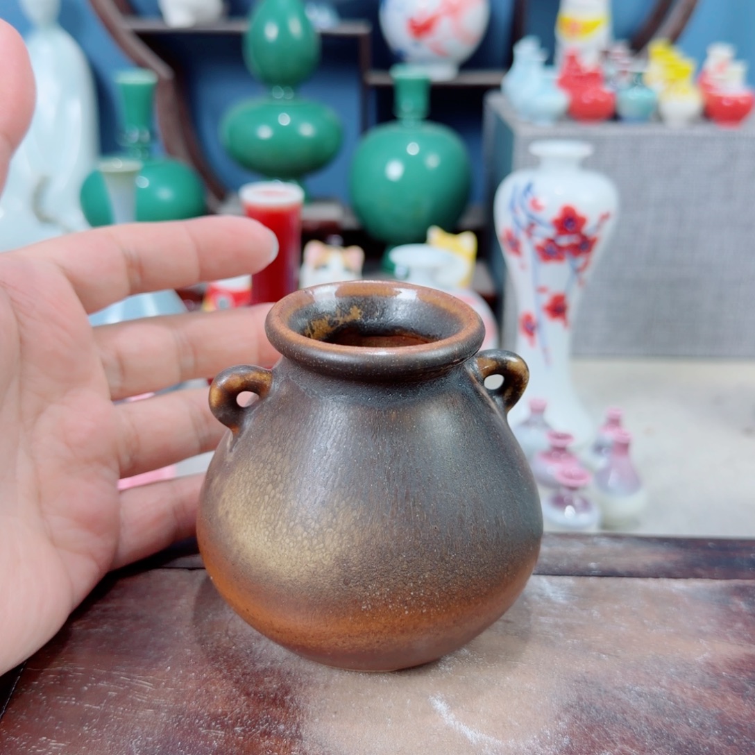 陶瓷手工小花器摆件