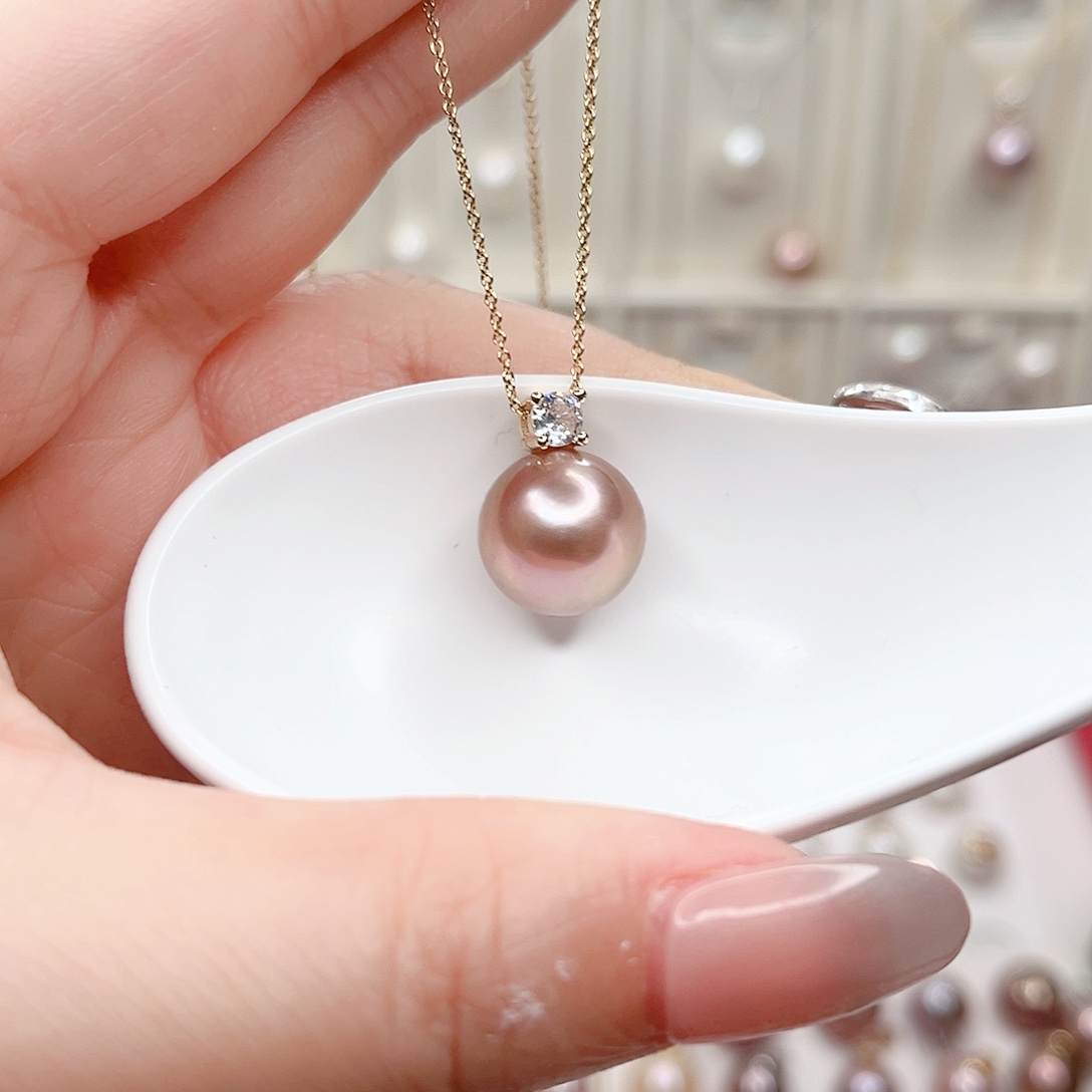 淡水珍珠吊坠(赠链)合金