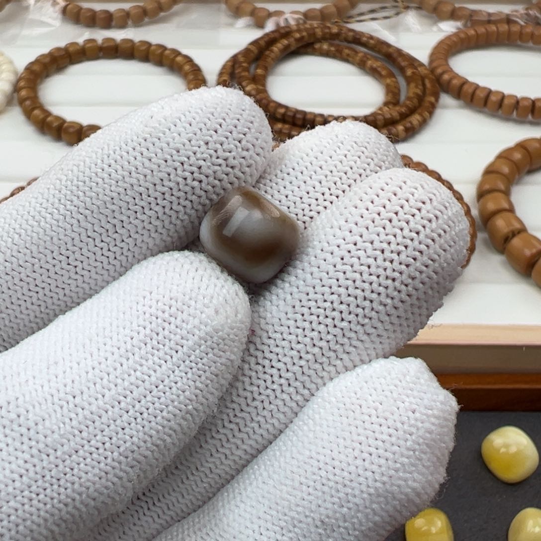 橄榄核手串11珠珠单颗