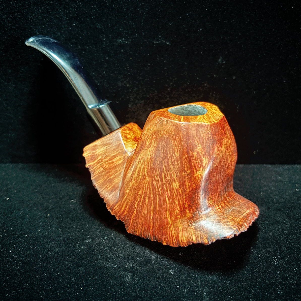 一米精品 手工制作 自由式光面火山器型底部瘤皮