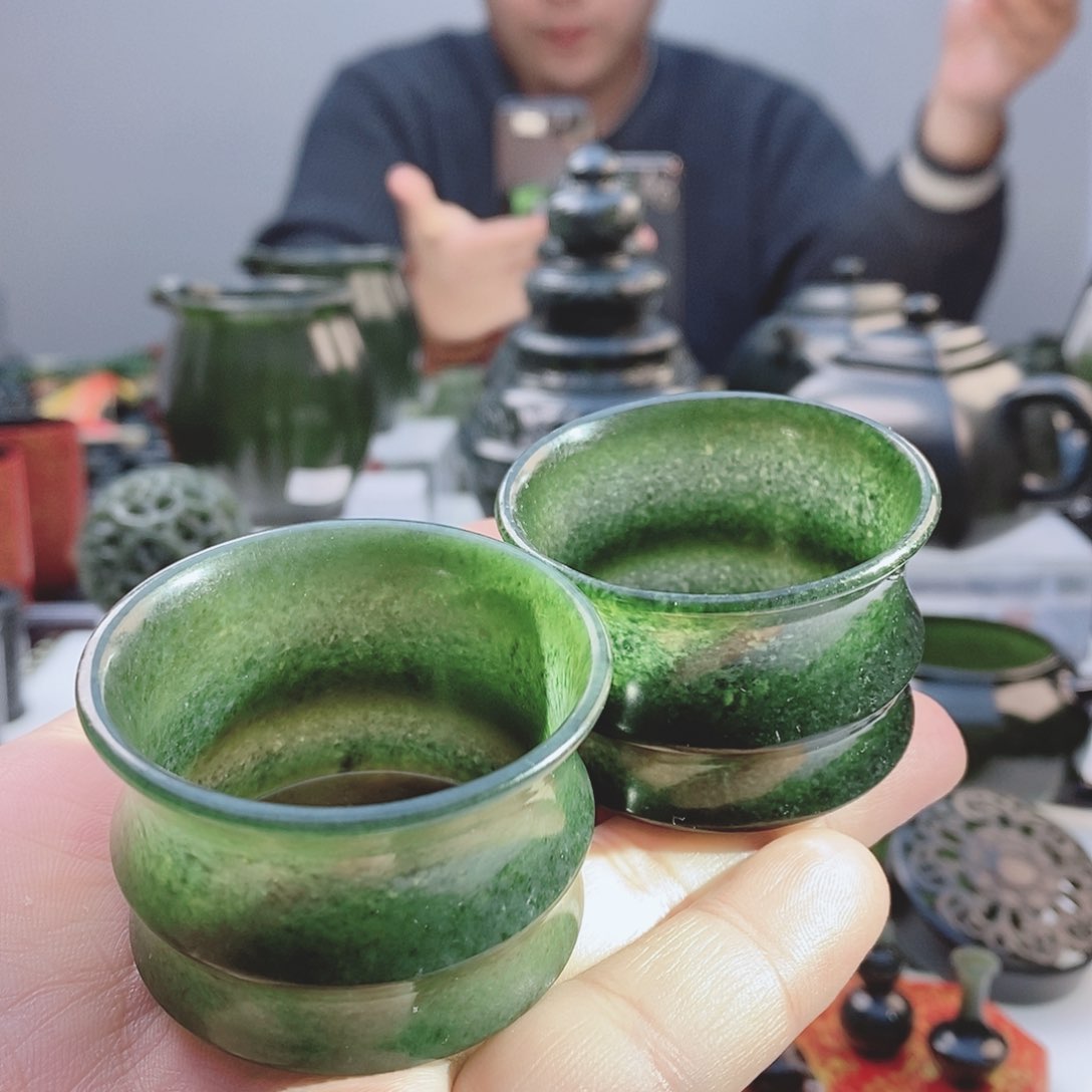 和田玉（青玉）把件未镶嵌