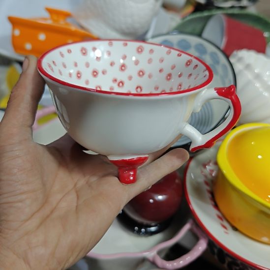 欧式，陶瓷餐具杯碗盘微瑕介意慎拍