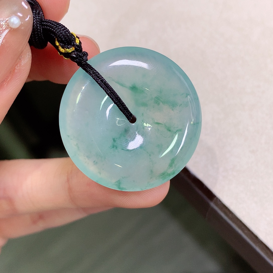翡翠未镶嵌颈饰30.5-6