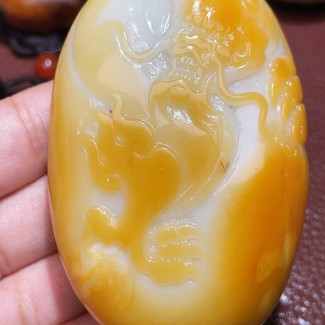 和田玉未镶嵌颈饰潘