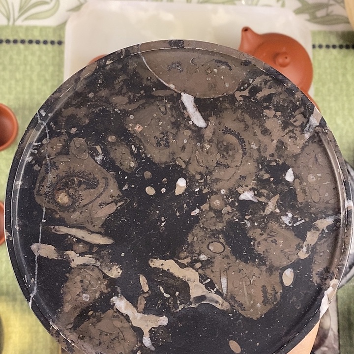 恒***所化石茶盘干泡台摆件