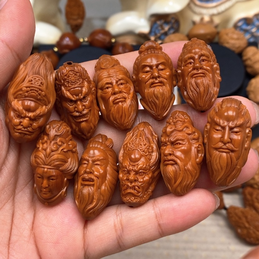 【闪购商品】橄榄核吊坠橄榄手工雕刻工艺