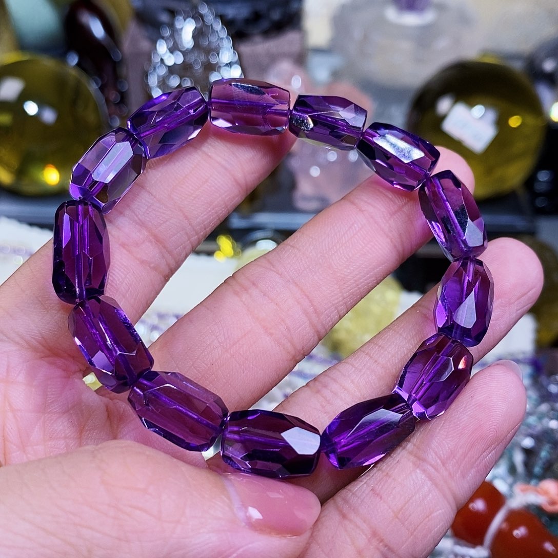 水晶天然水晶手链漂亮未镶嵌?**?