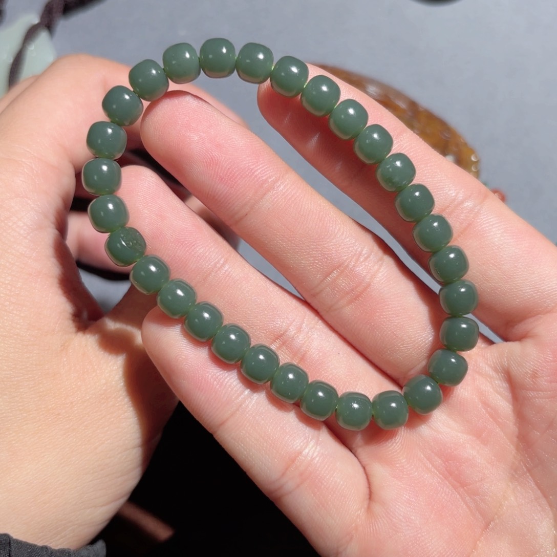 和田玉手链未镶嵌