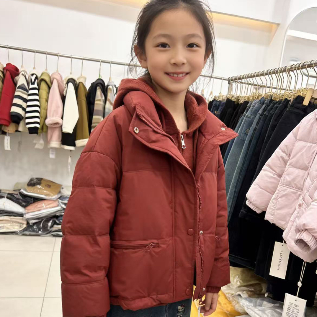 甜CC羽绒帽衫二件套