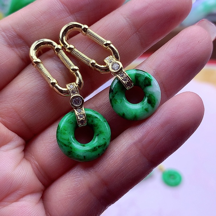 翡翠颈饰银S925镶嵌翡翠