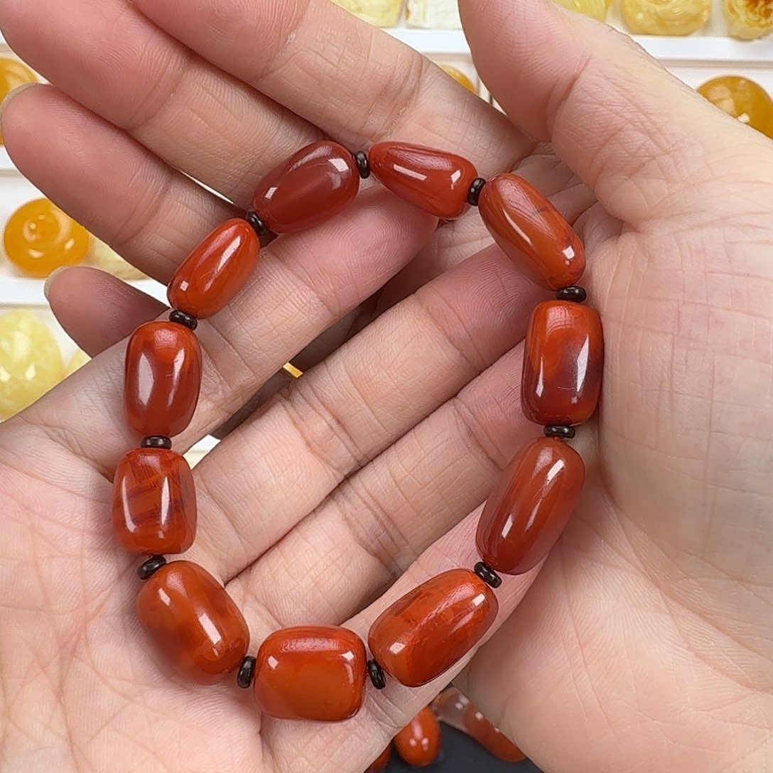 静***南红玛瑙未镶嵌手链南红