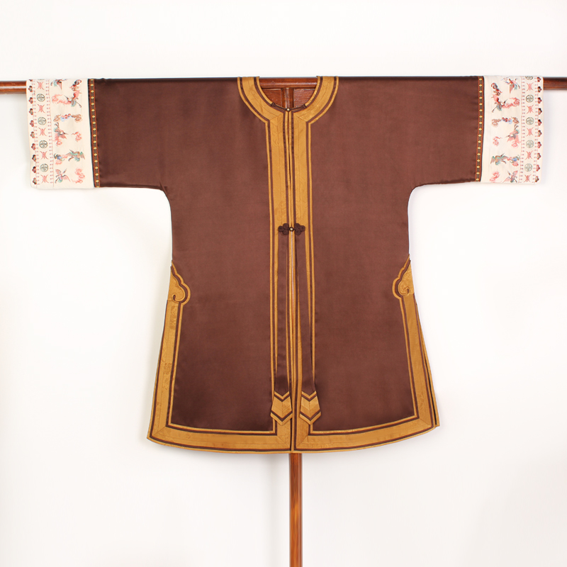 【无涯】复古新中式桑蚕丝香云纱中式风对襟古风圆领上衣太太服