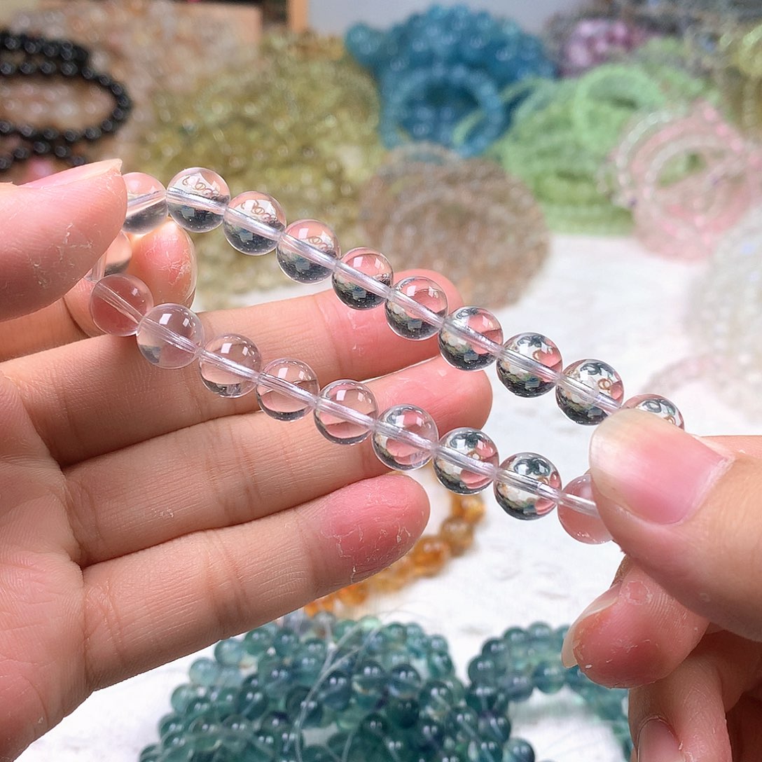 水晶手链未镶嵌天然