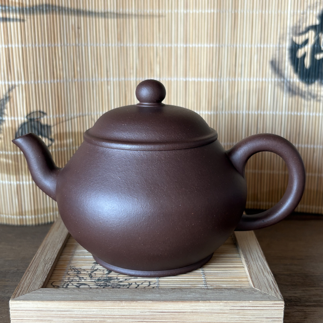 福音壶半手工制作220cc原矿紫泥泡茶壶泥壶茶具圆壶