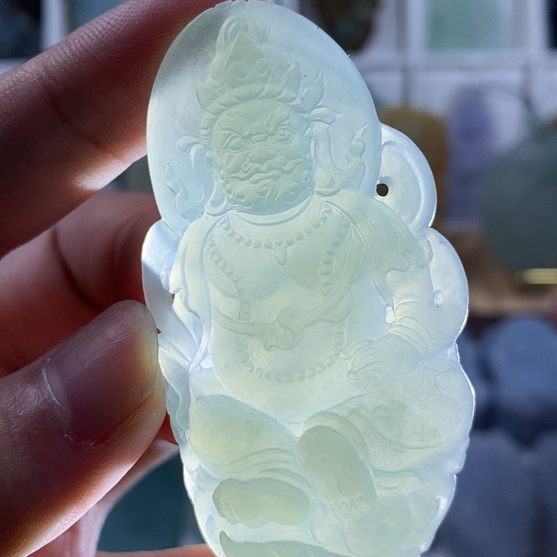 未镶嵌定制翡翠黄财神