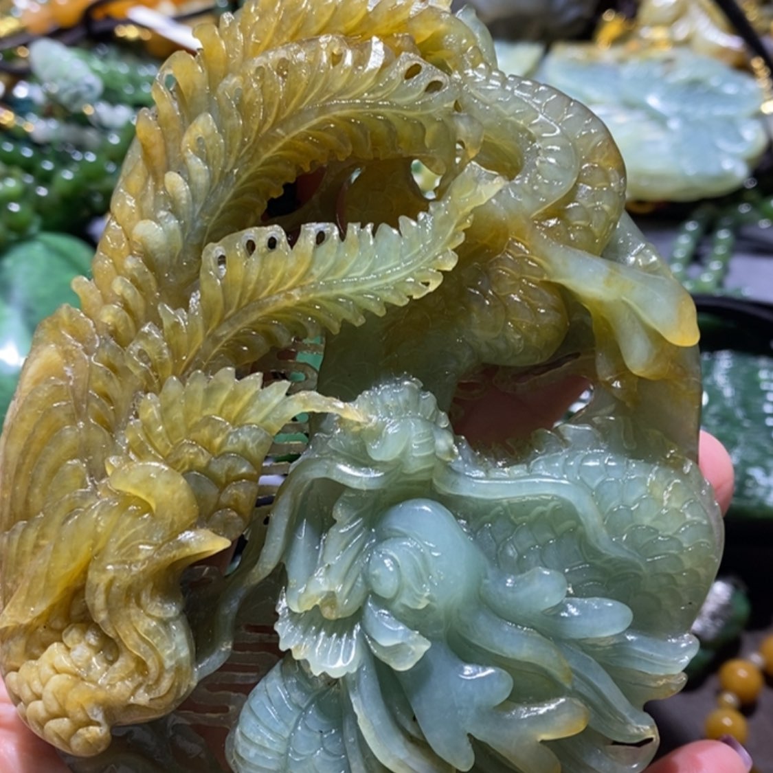 【闪购商品】岫玉毛衣链未镶嵌