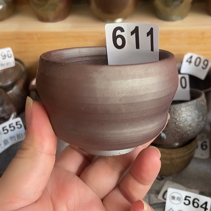 茶杯紫泥柴烧纯手工611