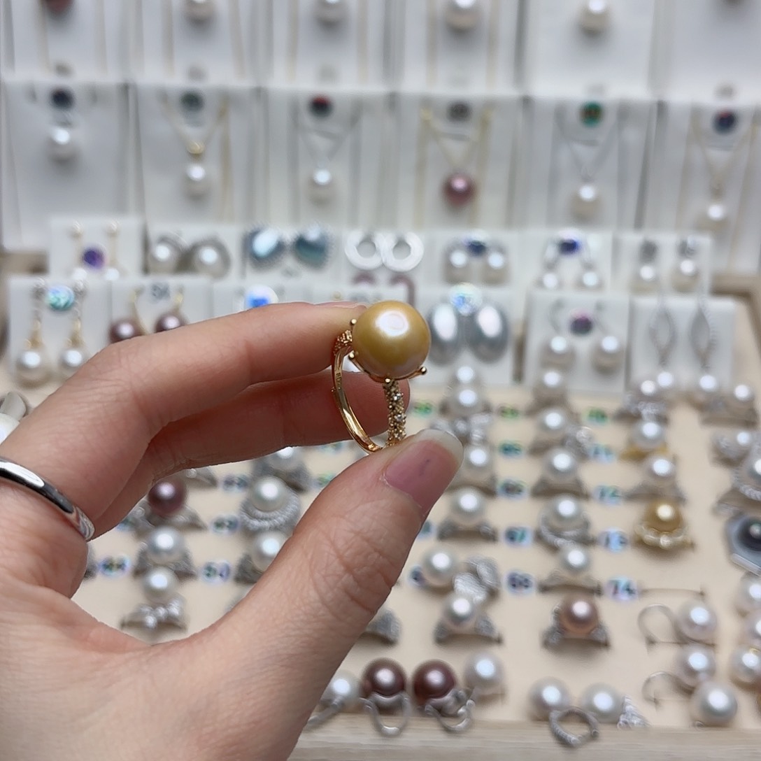 淡水珍珠颈饰银S925镶嵌