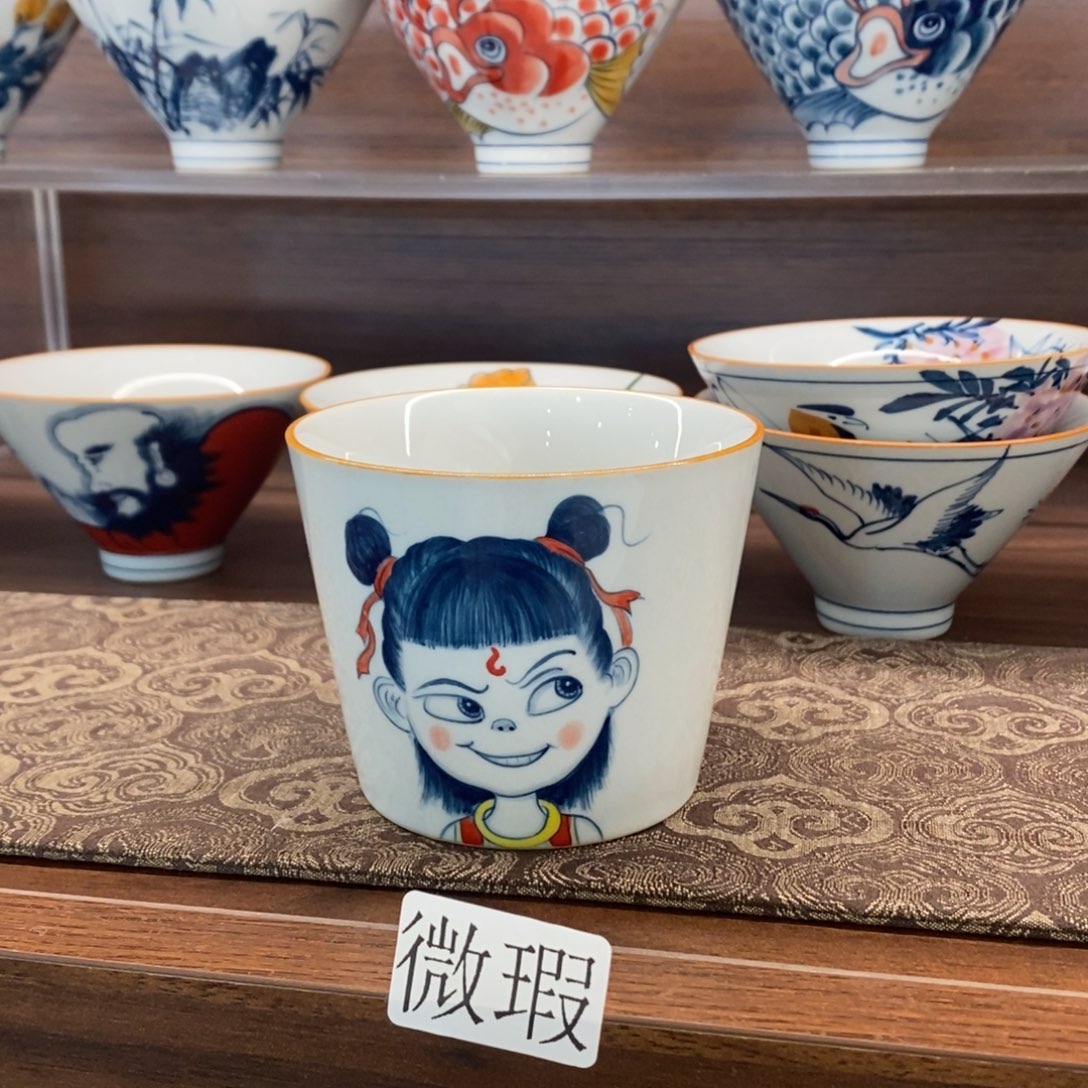 釉下彩手工绘制手工绘制