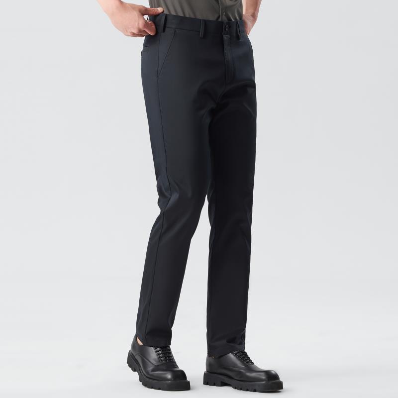 （莱赛尔天丝，长绒棉）四季款男士抗菌休闲西裤青年抗皱、免打理