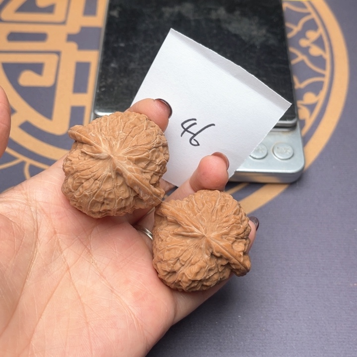 文玩核桃把件40南瓜墩 46号