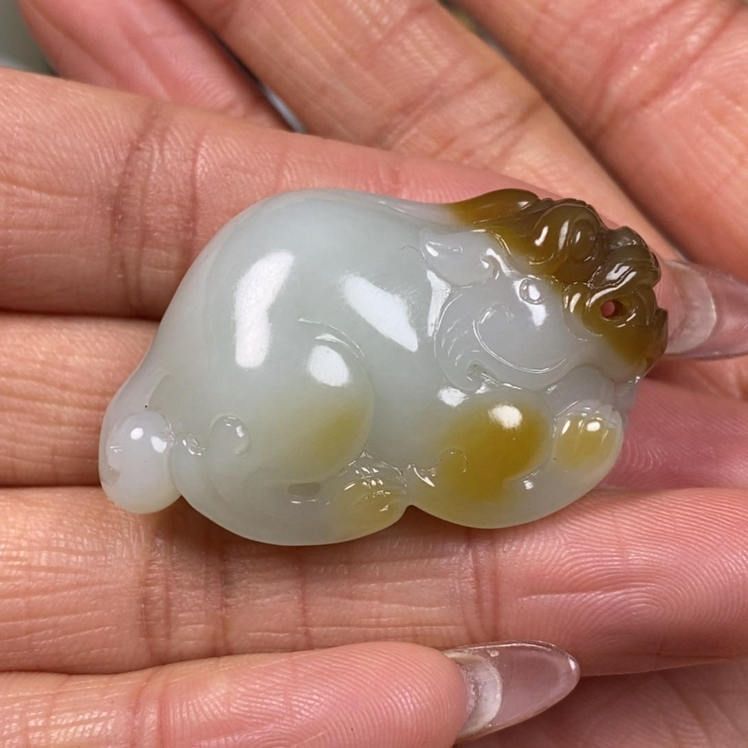 和田玉挂件未镶嵌1*.