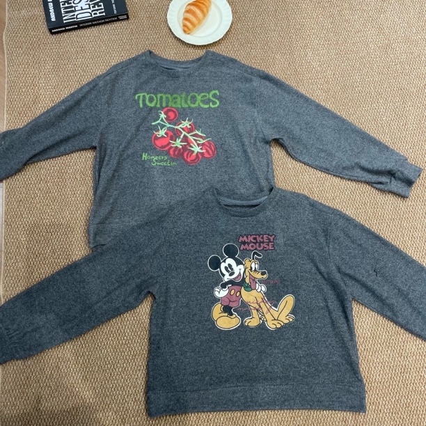 新疆包邮【1039】圆领印花T恤-衣长58