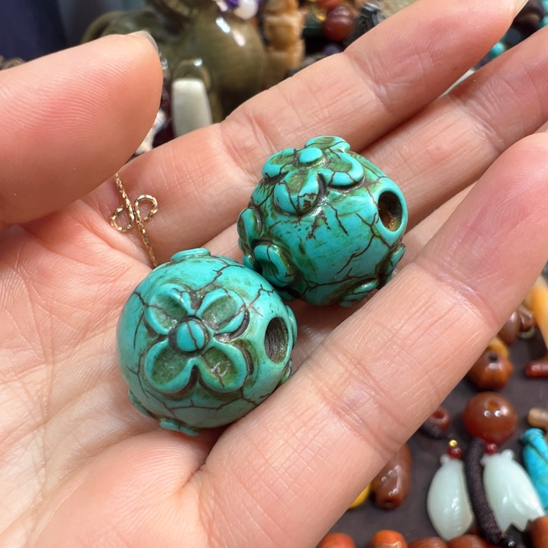 琥珀裸石未镶嵌做工精致大方精致