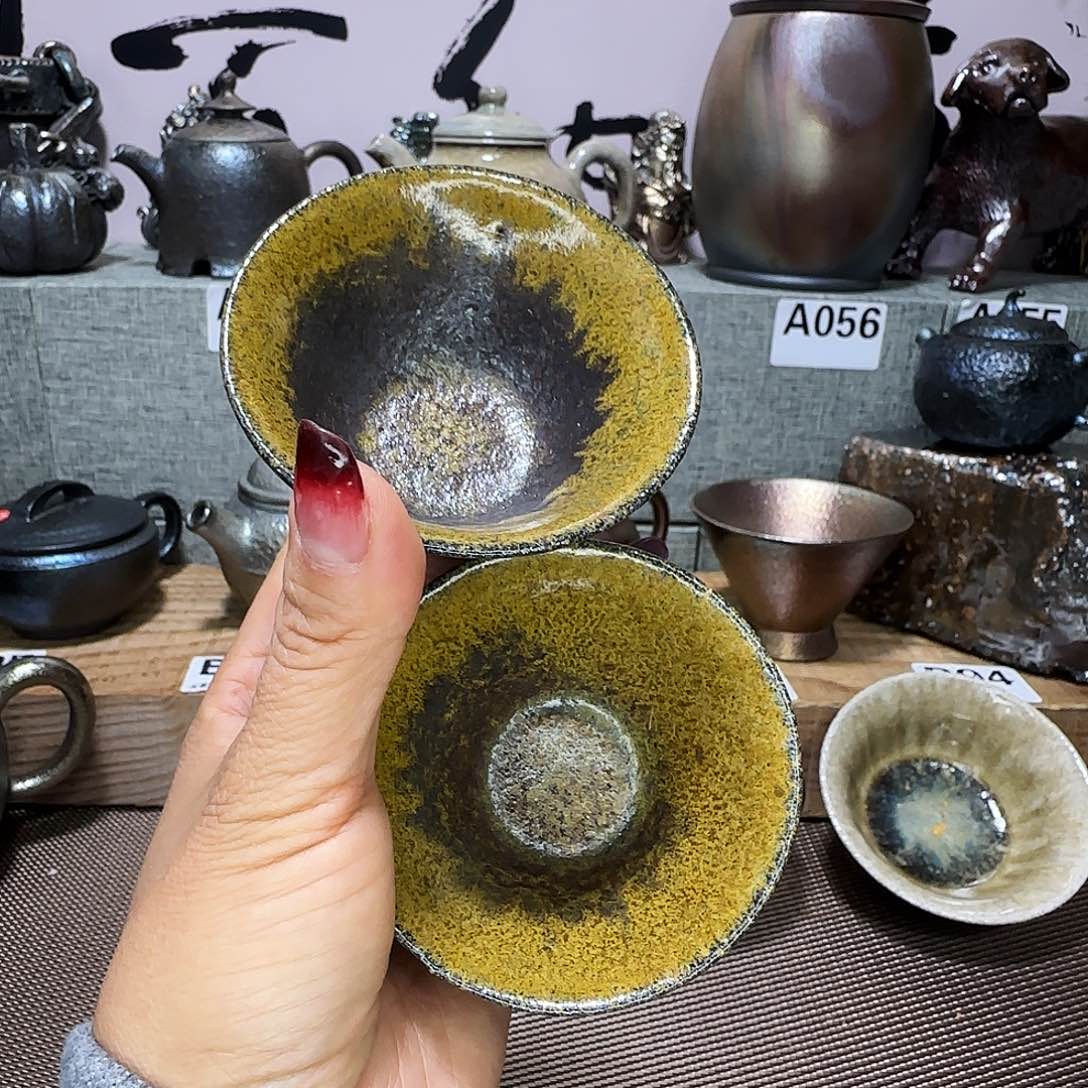 杯建水紫陶柴烧杯