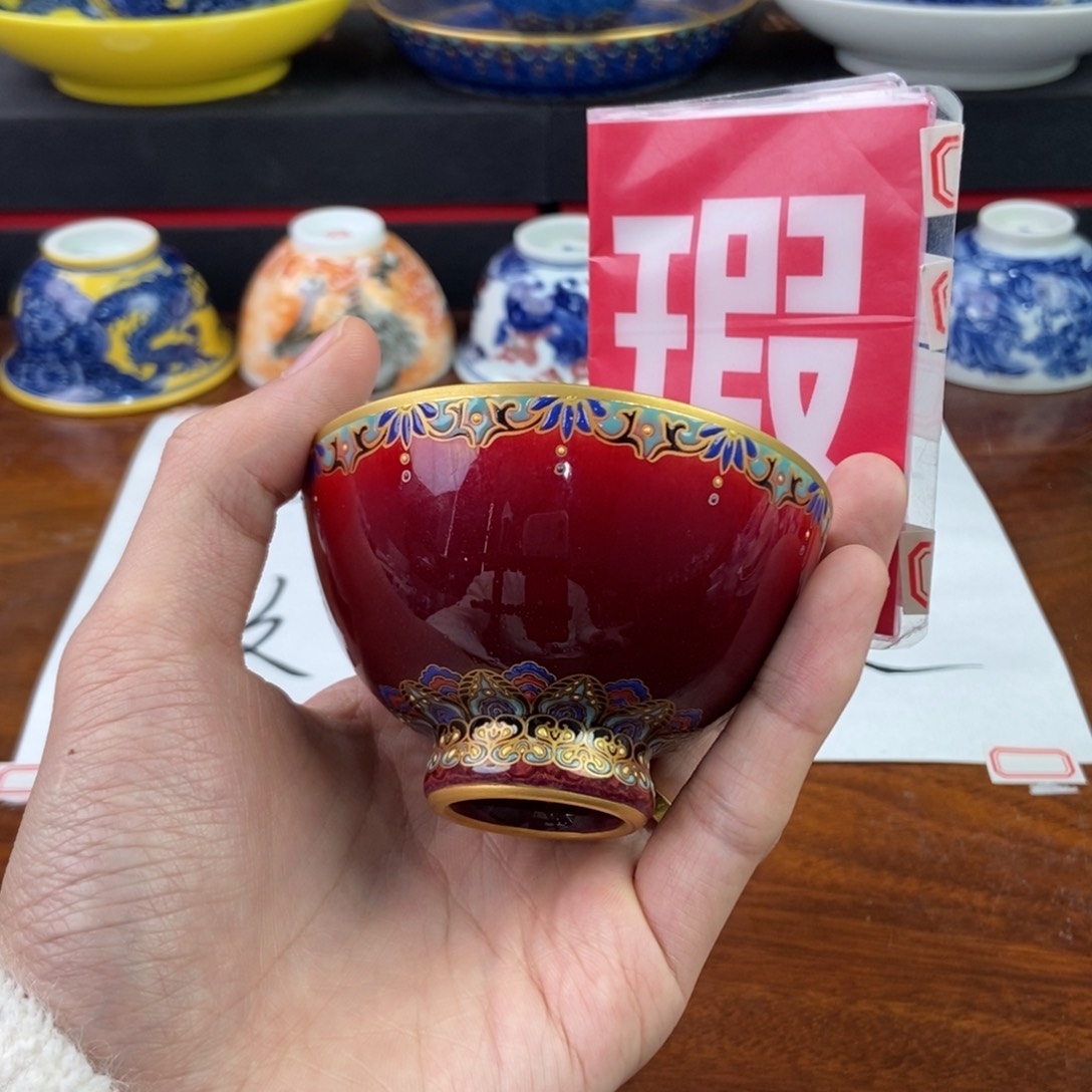 杯景德镇手绘陶瓷艺术