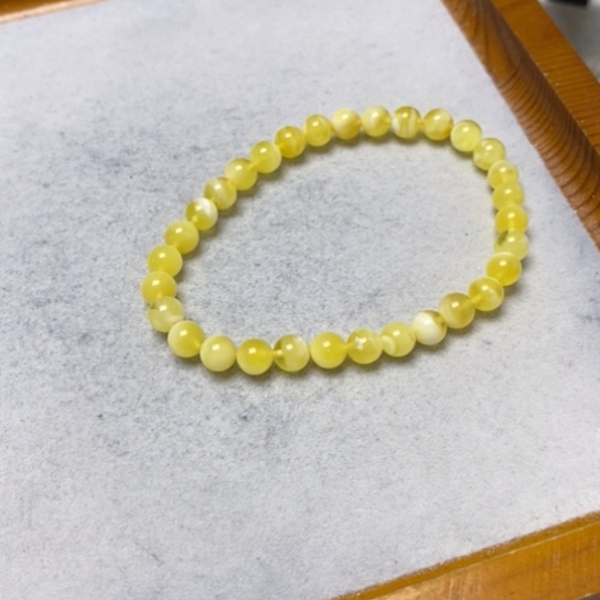 蜜蜡裸石未镶嵌手串