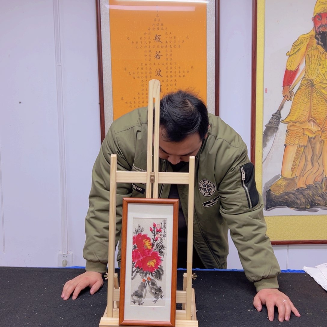 书法老师作品，手写手绘。