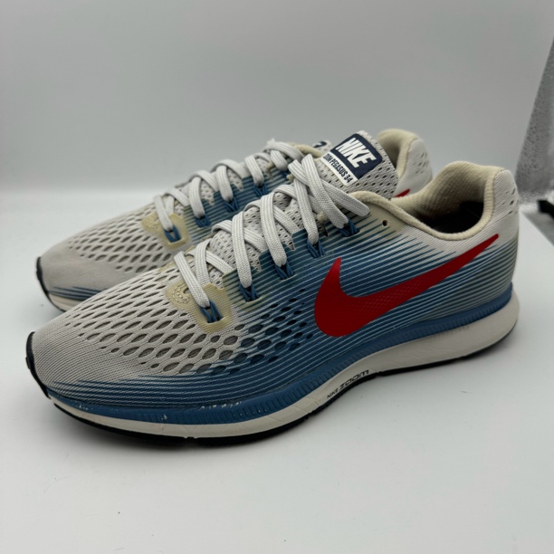 95新 MM6 42码265/Pegasus 34 防滑耐磨 低帮跑步鞋 男款 蓝色