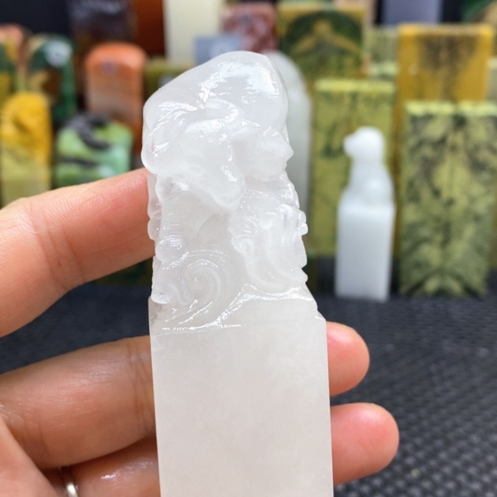 云南石青田石印章石