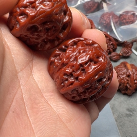 文玩核桃吊坠磨盘009