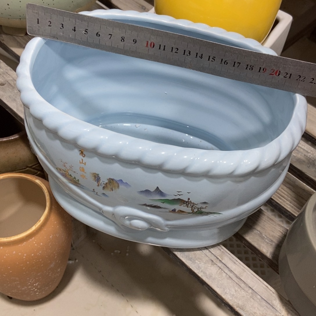 红陶陶瓷花盆凑12米包邮