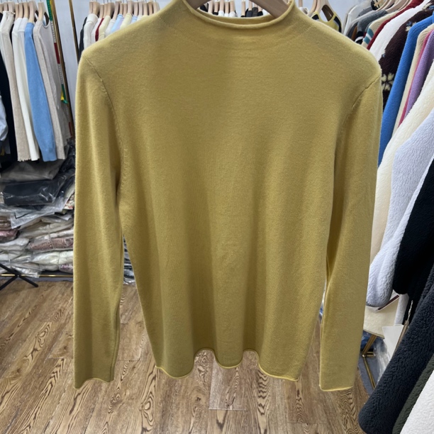 秋冬新款百搭半高领打底衫