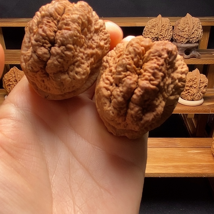 把件文玩核桃临沧古蟾王45mm