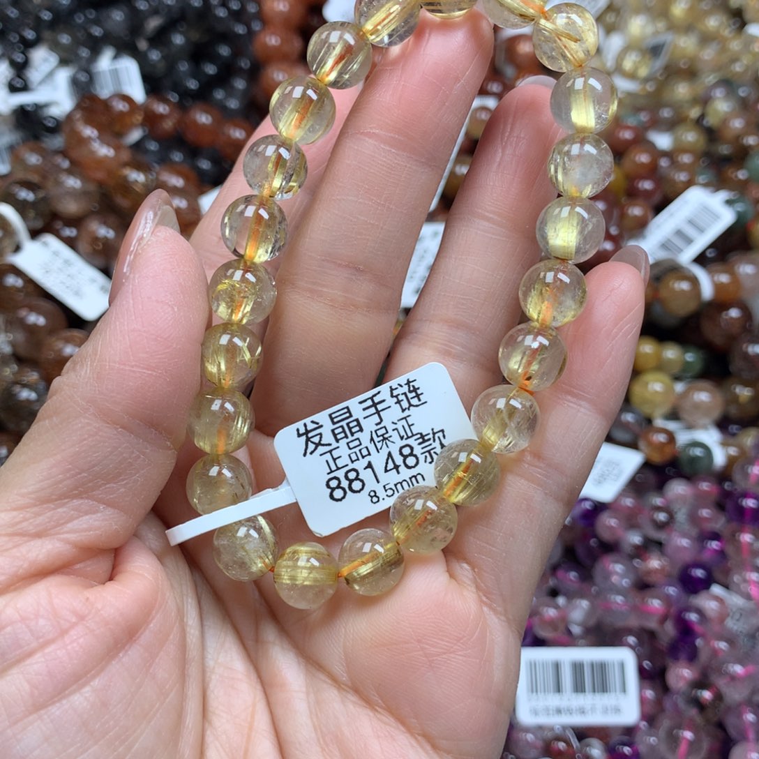 水晶手链未镶嵌天然